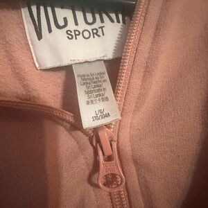 Victoria Secret Sport mauve Pink Size L 1/2 zip sweatshirt